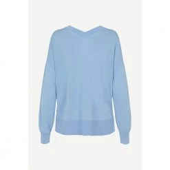 Samsøe Samsøe Dida V-Neck Sweater Blue