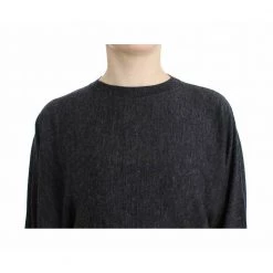 Costume National Knitted Batwing Sweater Gray -Dame-strikkegensere Salg unnamed file 4987