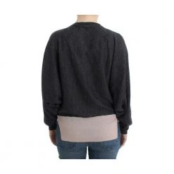 Costume National Knitted Batwing Sweater Gray -Dame-strikkegensere Salg unnamed file 4990