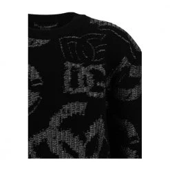 Dolce & Gabbana Knit Logo Sweater Black
