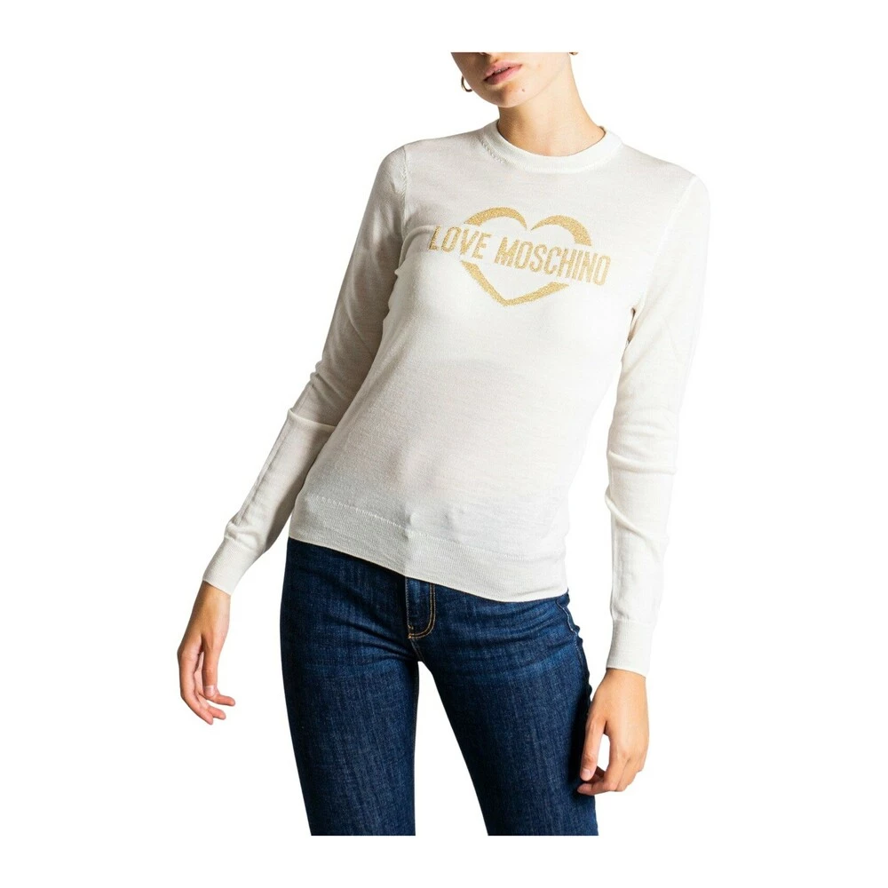Love Moschino Knitwear White 2 Love Moschino Knitwear White - Bilde 2