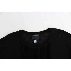 Roberto Cavalli Short Sleeved Jumper Black -Dame-strikkegensere Salg unnamed file 5022