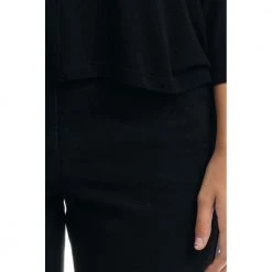 Manila Grace Round-neck Knitwear Black -Dame-strikkegensere Salg unnamed file 5028