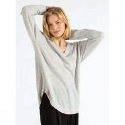 Kashmina Alva Genser Gray -Dame-strikkegensere Salg unnamed file 506