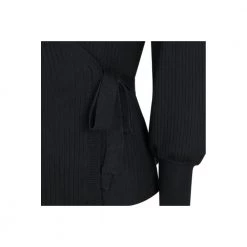 Soft Rebels Maria Ls Wrap Around Knit Black Overdel Black -Dame-strikkegensere Salg unnamed file 5092