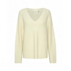 Gestuz AlphaGZ V-Pullover Beige