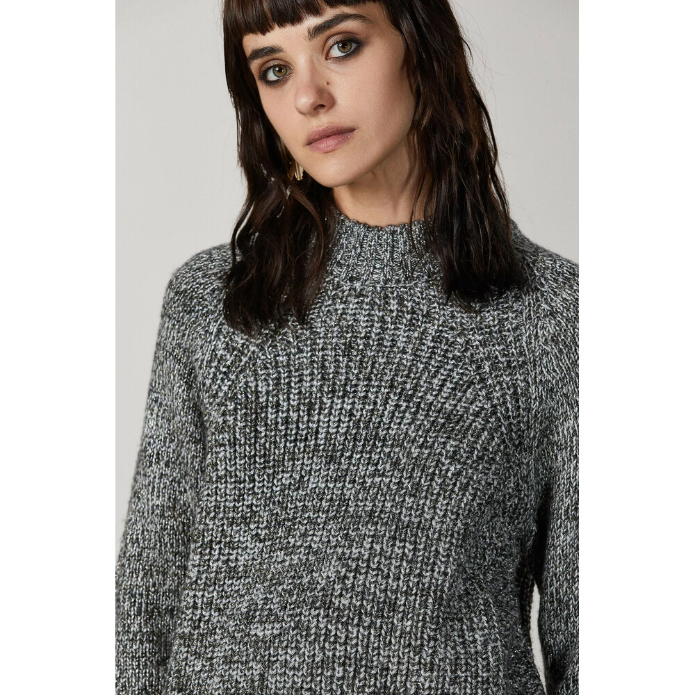 Patrizia Pepe Round-neck Knitwear Gray 3 Patrizia Pepe Round-neck Knitwear Gray - Bilde 3