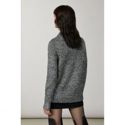 Patrizia Pepe Round-neck Knitwear Gray 8 Patrizia Pepe Round-neck Knitwear Gray -Dame-strikkegensere Salg unnamed file 5118