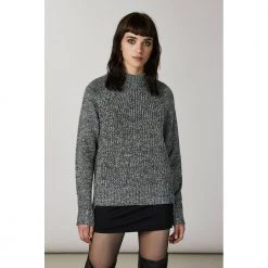 Patrizia Pepe Round-neck Knitwear Gray 9 Patrizia Pepe Round-neck Knitwear Gray -Dame-strikkegensere Salg unnamed file 5119