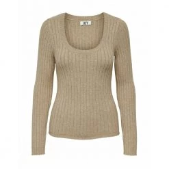 JACQUELINE De YONG Round-neck Knitwear Beige
