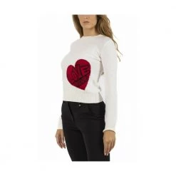 Love Moschino Shirts White 5 Love Moschino Shirts White -Dame-strikkegensere Salg unnamed file 5150