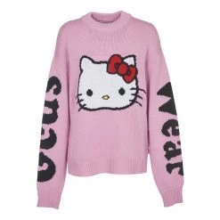 GCDS Round-neck Knitwear Pink