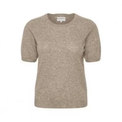 Part Two Genser Beige -Dame-strikkegensere Salg unnamed file 5185