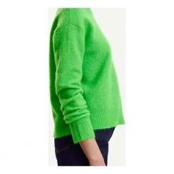 Samsøe Samsøe Round-neck Knitwear Green -Dame-strikkegensere Salg unnamed file 5192