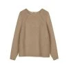 Sibin/Linnebjerg Round-neck Knitwear Brown