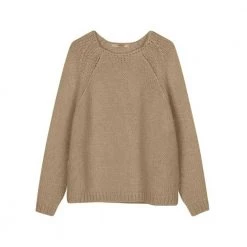 Sibin/Linnebjerg Round-neck Knitwear Brown