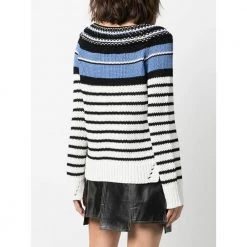 Ermanno Scervino Sweater Blue -Dame-strikkegensere Salg unnamed file 5204