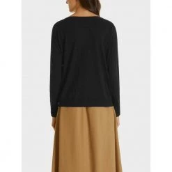 Marc Cain Finely Knitted Sweater Black -Dame-strikkegensere Salg unnamed file 5229