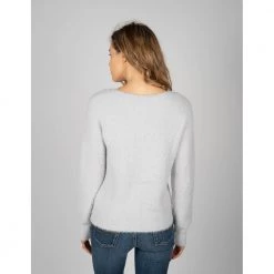 Trussardi Sweater Gray -Dame-strikkegensere Salg unnamed file 5234