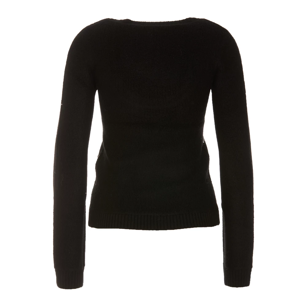 JW Anderson Round-neck Knitwear Black 4 JW Anderson Round-neck Knitwear Black - Bilde 4