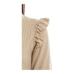Liu Jo Round-neck Knitwear Beige -Dame-strikkegensere Salg unnamed file 532