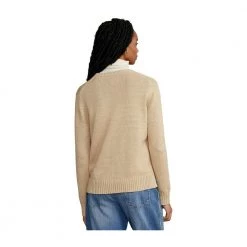 Polo Ralph Lauren New Orleans Polo Bear Sweater Beige -Dame-strikkegensere Salg unnamed file 5385