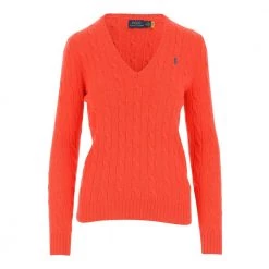Ralph Lauren Sweater Red -Dame-strikkegensere Salg unnamed file 5398