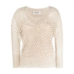 Blugirl V-neck Knitwear Beige