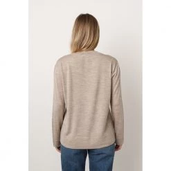 Closed V-neck Knitwear C96541 92M 22 Beige -Dame-strikkegensere Salg unnamed file 5461