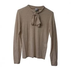 Iris Sweater Beige -Dame-strikkegensere Salg unnamed file 5539