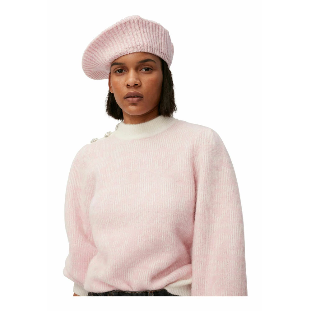 Egret Ganni Pullover Pattern Genser Pink 2 Egret Ganni Pullover Pattern Genser Pink - Bilde 2