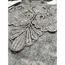 Selected Femme Round-neck Knitwear Gray