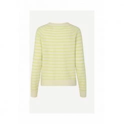 Samsøe Samsøe Boston O-Neck Stripe 6304 Genser Yellow