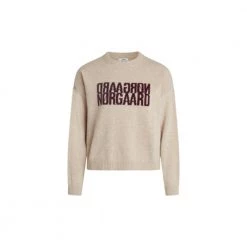 Humus Mads Nørgaard Recy Soft Tilona Sweater Drops Beige