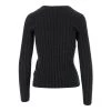 Aspesi Sweater Made Of Stretch Wool V-neck Ribbed Design Long Sleeves Gray