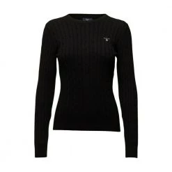 Gant C-Neck Genser Black