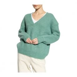 American Vintage Relaxed-fitting Sweater Green
