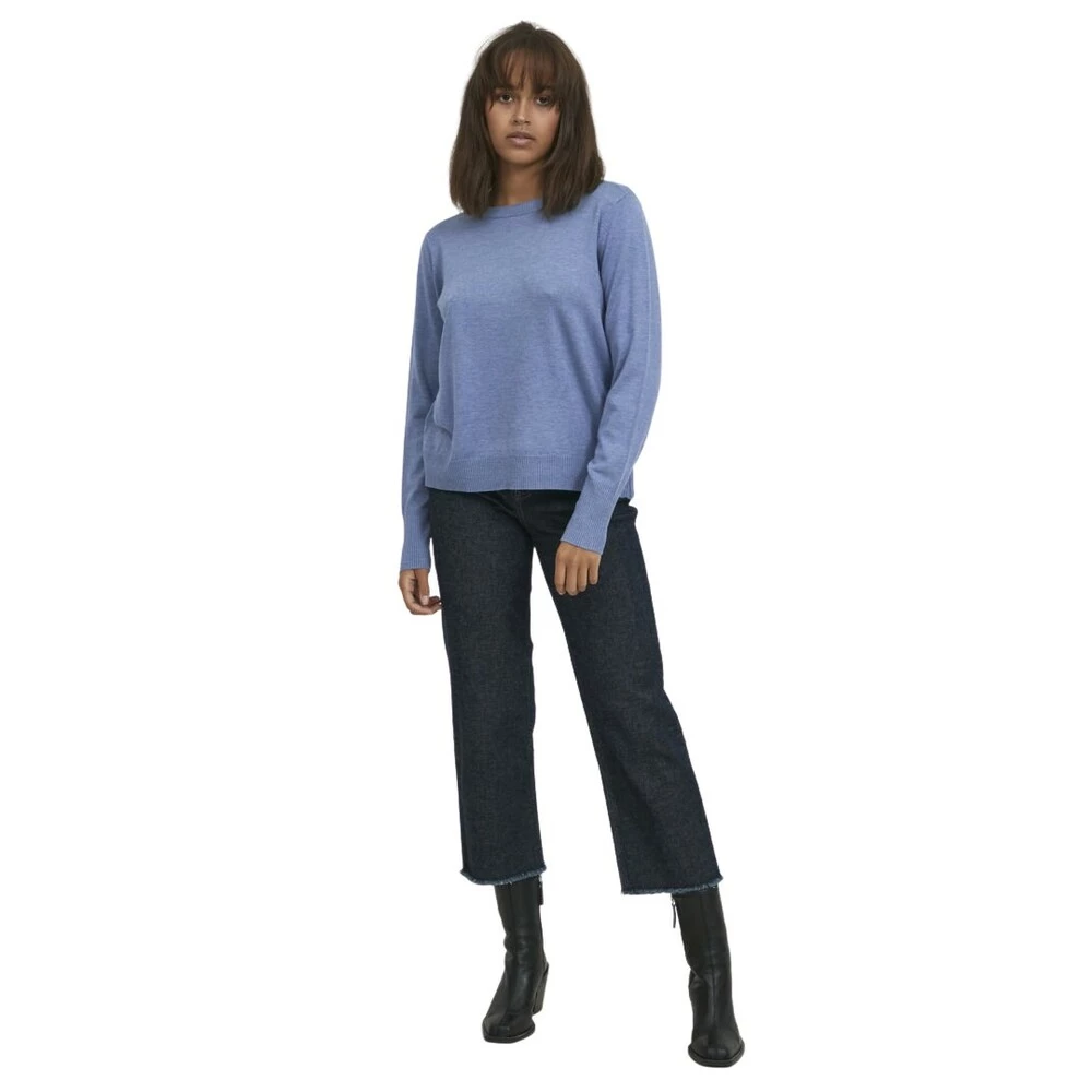 PULZ Jeans Sara Boatneck Pullover Blue 2 PULZ Jeans Sara Boatneck Pullover Blue - Bilde 2