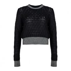 PINKO Round-neck Knitwear Black