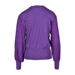 MSGM Round-neck Knitwear Purple