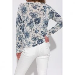 Etro Sweater With Paisley Pattern Beige -Dame-strikkegensere Salg unnamed file 756