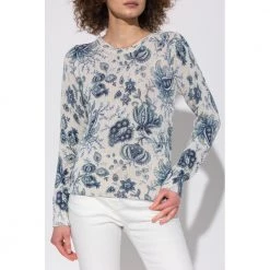 Etro Sweater With Paisley Pattern Beige -Dame-strikkegensere Salg unnamed file 757