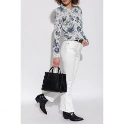 Etro Sweater With Paisley Pattern Beige -Dame-strikkegensere Salg unnamed file 758