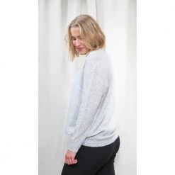 American Vintage Razpark Genser Gray -Dame-strikkegensere Salg unnamed file 770