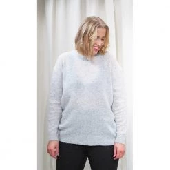 American Vintage Razpark Genser Gray -Dame-strikkegensere Salg unnamed file 771