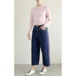 Alexander McQueen Round Neck Cashmere Jumper Pink