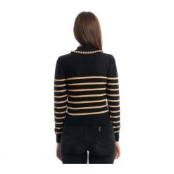 Liu Jo Round-neck Knitwear Black -Dame-strikkegensere Salg unnamed file 833