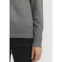 Gråmelert Signature Genser Fra Jensen Med Rund Hals, Grå Melert Genser Gray -Dame-strikkegensere Salg unnamed file 841