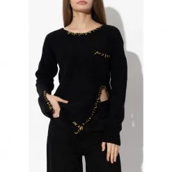 Marni Wool Sweater Black -Dame-strikkegensere Salg unnamed file 918