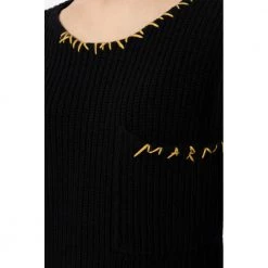 Marni Wool Sweater Black -Dame-strikkegensere Salg unnamed file 919